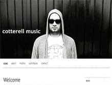 Tablet Screenshot of cotterellmusic.com